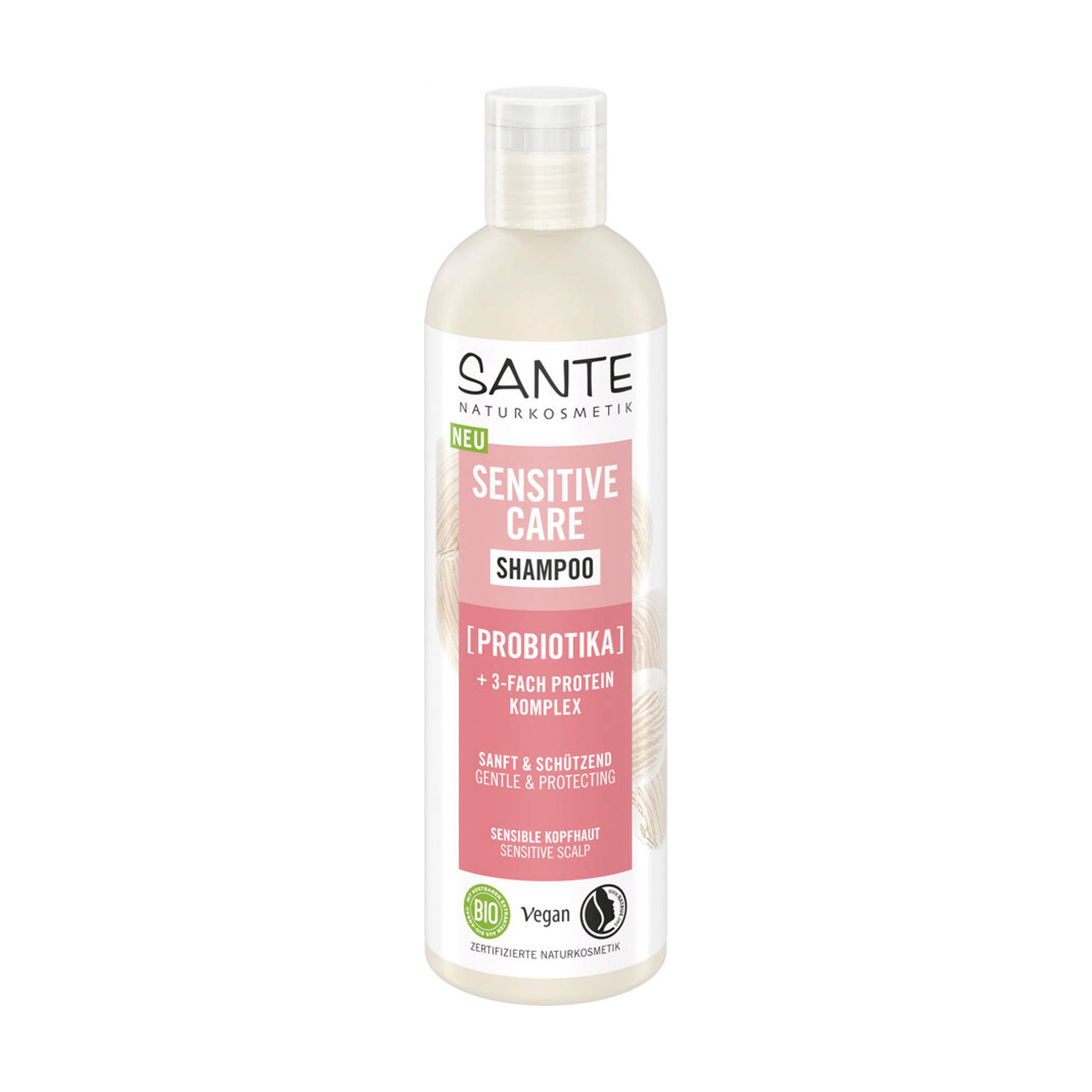 Шампунь Sante Sensitive Care Shampoo для захисту чутливої шкіри голови, з пробіотиками, 250 мл
